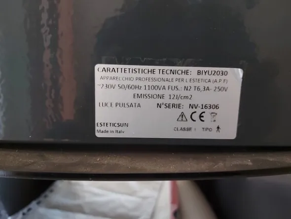 1#7105 Apparecchiatura di depilazione a lampada pulsata Bi Yu Velvet
