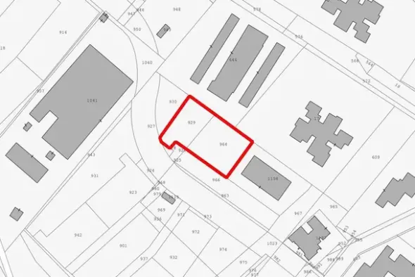 #24080 Area edificabile di 1236 mq in zona residenziale