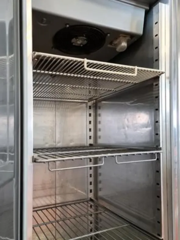 armadio frigo a 3 colonne in inox usato