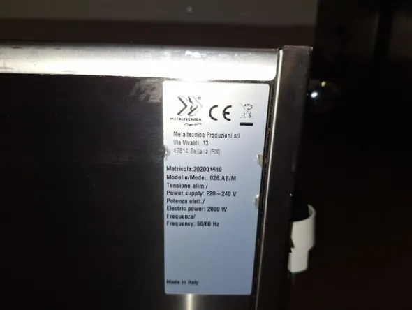 18#8242 Armadio frigo, armadio gelo, carrello termico