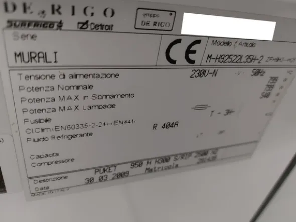 1#7767 Arredi ed attrezzature per il commercio di generi alimentari