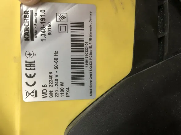Aspirapolvere industriale Krogher 2 pezzi