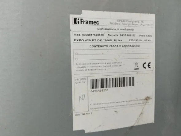 1#7332 Attrezzatura e macchinari per produzione latte