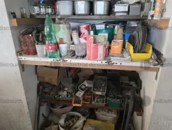 10#9467 Attrezzature edili tra cui avvitatori trapani smerigliatrici