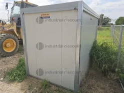 8#9467 Attrezzature edili tra cui recinzione metallicai box ufficio taglierina ad acqua
