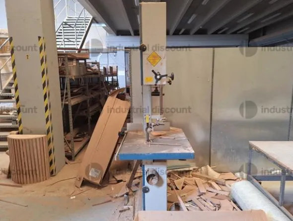 1#9444 Attrezzaturefalegnameria arredo ufficio magazzino e marchio "Cantieri Estensi"