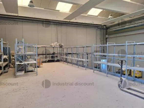 1#9444 Attrezzaturefalegnameria arredo ufficio magazzino e marchio "Cantieri Estensi"
