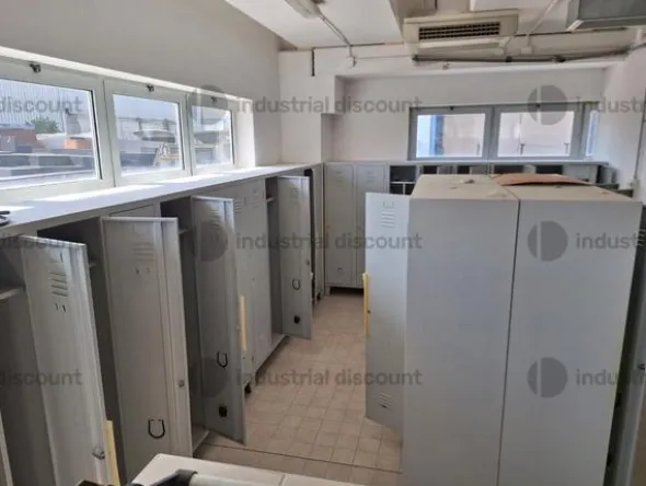 1#9444 Attrezzaturefalegnameria arredo ufficio magazzino e marchio "Cantieri Estensi"