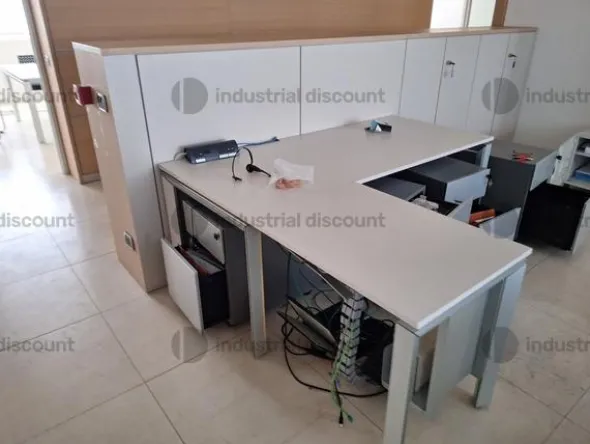 1#9444 Attrezzaturefalegnameria arredo ufficio magazzino e marchio "Cantieri Estensi"