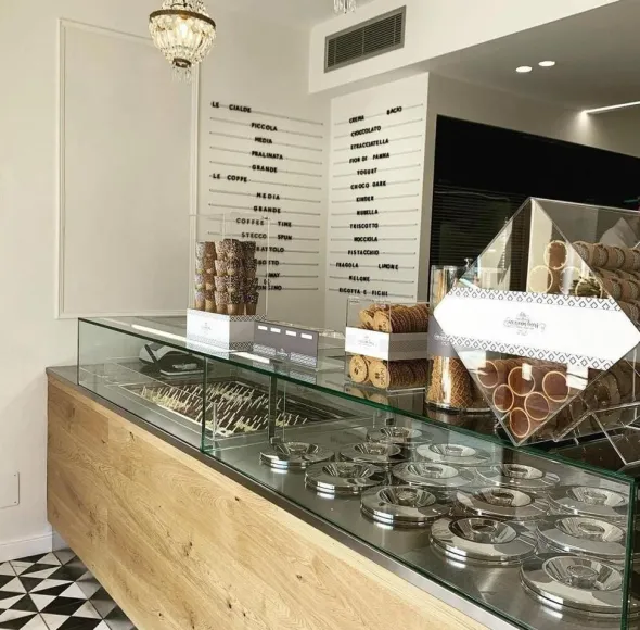 Attrezzature per gelateria di design completa