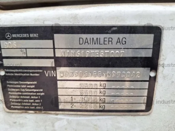 3#9097 Autocarro cassonato Mercedes Sprinter