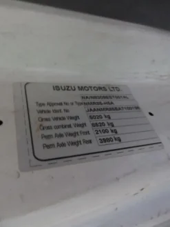 77#3561 Autocompattatore Isuzu M 50Evolution