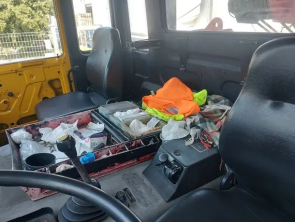 3#7999 Autogru per soccorso stradale Fiat e attrezzature per officina