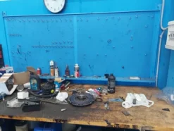 3#7999 Autogru per soccorso stradale Fiat e attrezzature per officina