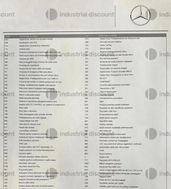3#9847 Autovettura Mercedes GLA 200