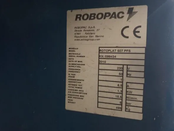 11#6048 Avvolgitrice RoboPac