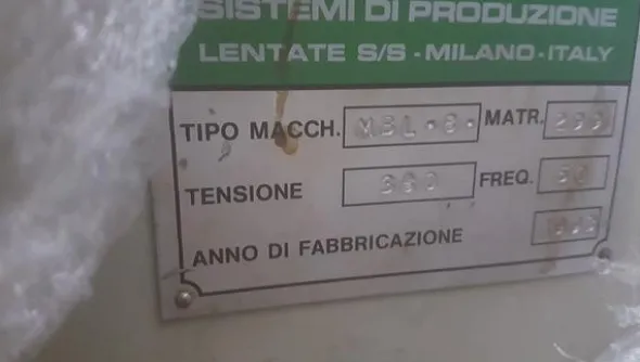 1#3940 Avvolgitrice Sipro 8 mandrini