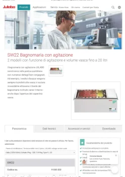 bagnomaria a scuotimento Julabo SW23