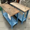 6#9214 6 banchi da lavoro blu con 6 morse da banco