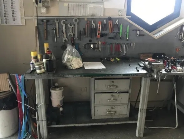 1#5221 Banchi da lavoro e accessori riparazione biciclette