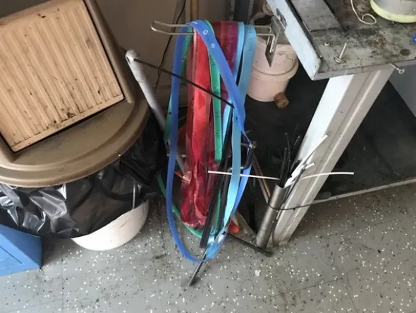 1#5221 Banchi da lavoro e accessori riparazione biciclette