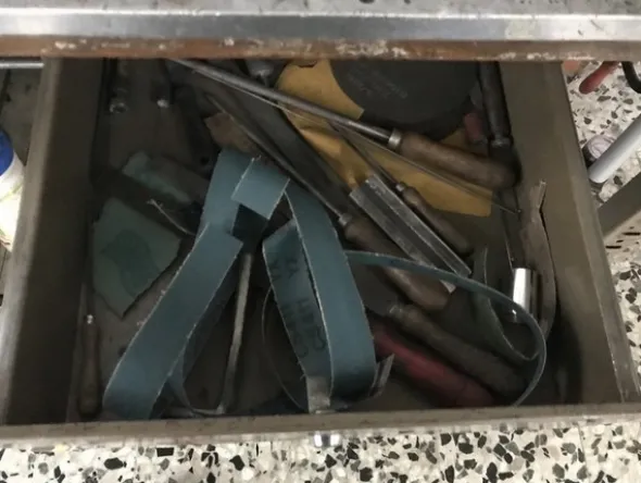 1#5221 Banchi da lavoro e accessori riparazione biciclette