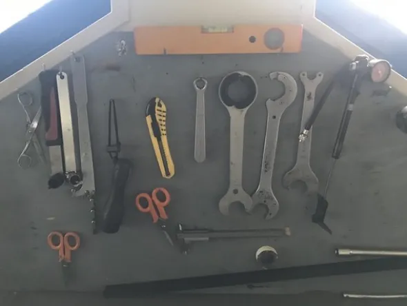 1#5221 Banchi da lavoro e accessori riparazione biciclette
