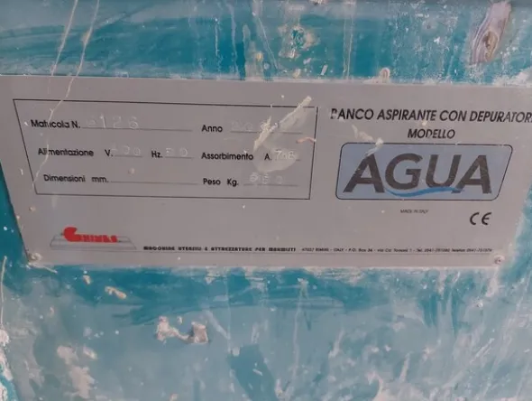 6#7722 Banco aspirante Ghines Agua