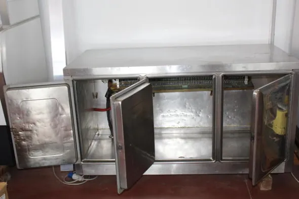 4#2958 Banco cella frigo Inox