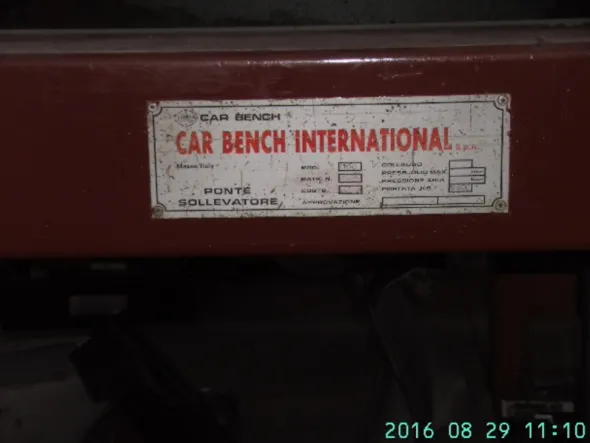 BANCO DIMA CAR BENCH