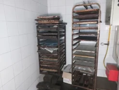1#8037 Banco frigo Antartika e rastrelliere