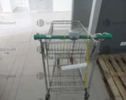 19#9809 Banco in acciaio, sedie, tavolo e carrello