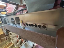 Bancone bar e retrobanco inox 3 m con vani refrigerati