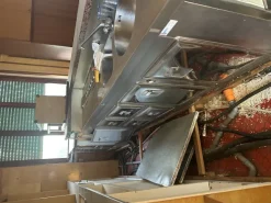 Bancone bar e retrobanco inox 3 m con vani refrigerati