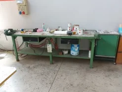 10#5221 Banco sagomatura Bike Machinery e sabbiatice Lampugnani