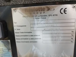 1#12020 Beni mobili registrati, mezzi meccanici per movimentazione dei carichi e blocco arredi