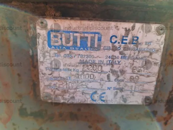 17#9135 Benna per gru Butti