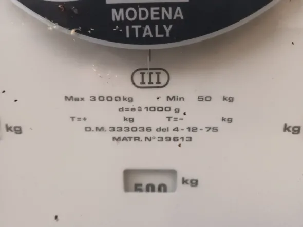 Bilancia a orologio 3000kg