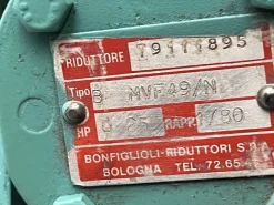 BONFIGLIOLI MVF49/N Motoriduttore - Rapp. 1.80