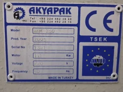 Bordatrice AKYAPAK - PUCCI AKM 250