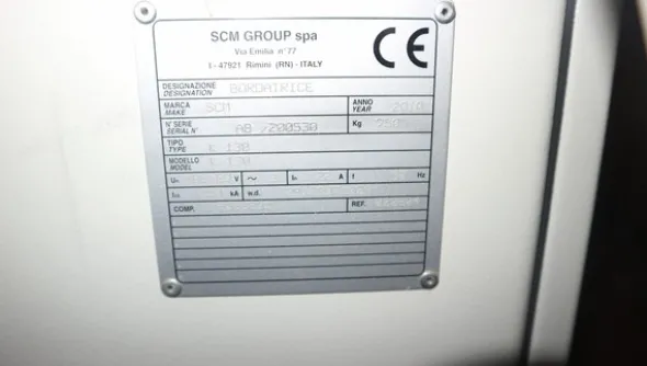 4#4929 Bordatrice Scm e gruppo vasca colla