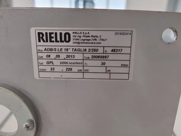 Bruciatore Riello GPL ADB SLE 225 kW