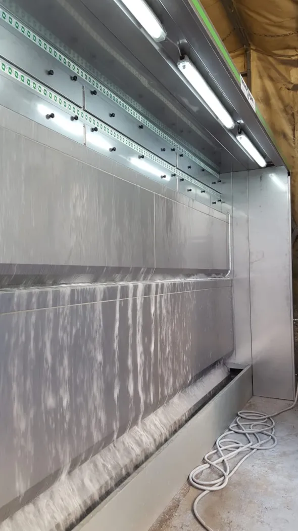 Cabina di verniciatura ad acqua da 6000mm X 1500mm