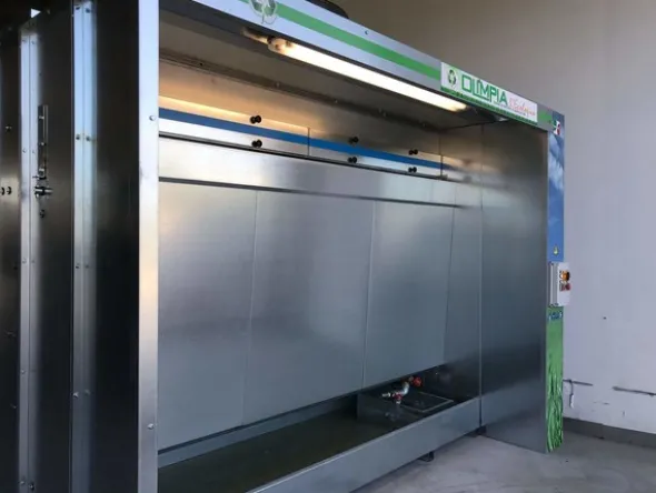 12#4901 Cabina di verniciatura a velo d'acqua 3 metri Olimpia