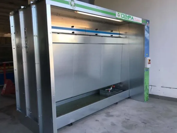 12#4901 Cabina di verniciatura a velo d'acqua 3 metri Olimpia