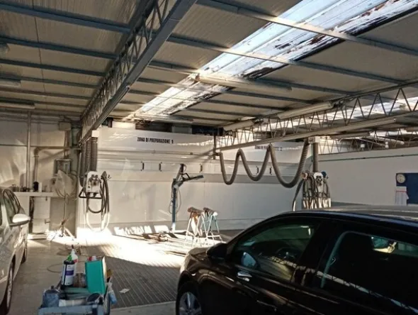 1#7041 Cabina di verniciaturaBlowtherm e attrezzature officina