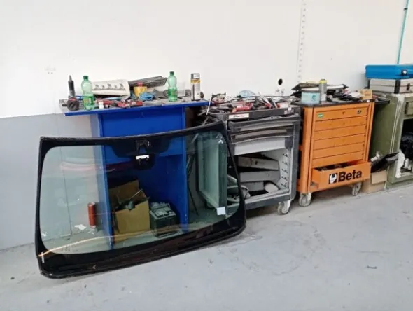 1#7041 Cabina di verniciaturaBlowtherm e attrezzature officina