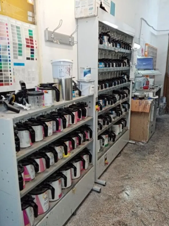 1#7041 Cabina di verniciaturaBlowtherm e attrezzature officina