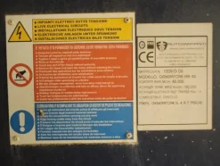 3#3429 Cabina di verniciatura e sistema di filtraggio