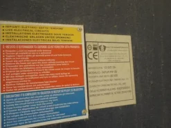 3#3429 Cabina di verniciatura e sistema di filtraggio